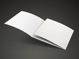 open tri-fold brochure template
