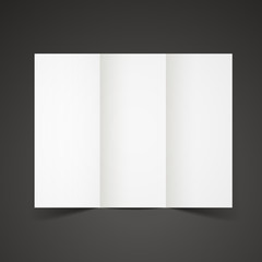 open tri-fold brochure template