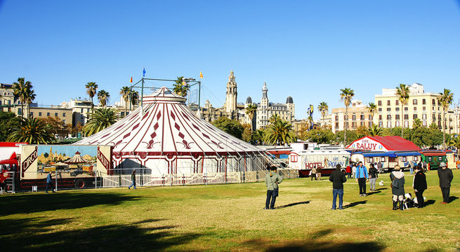 Circo en la ciudad, Barcelona