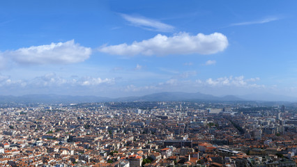 Fototapeta na wymiar Marseille city panoram