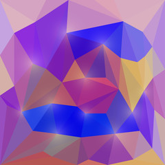 Blended shining abstract geometric polygonal background