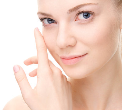 Young beauty woman portrait