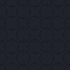 Abstract geometric circles seamless pattern.