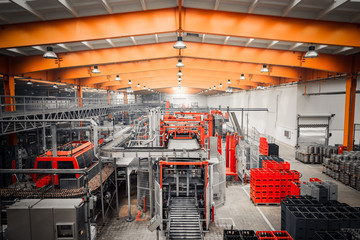 brewery interior, equipment