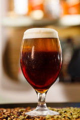 beer in the bar