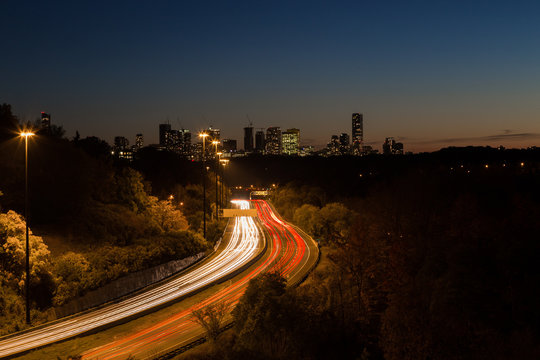 Light Trails on a Highway