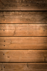 Obraz premium Sfondo di assi di legno rovinato