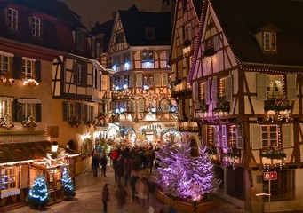 Le march&eacute; de No&euml;l &agrave; Colmar en Alsace