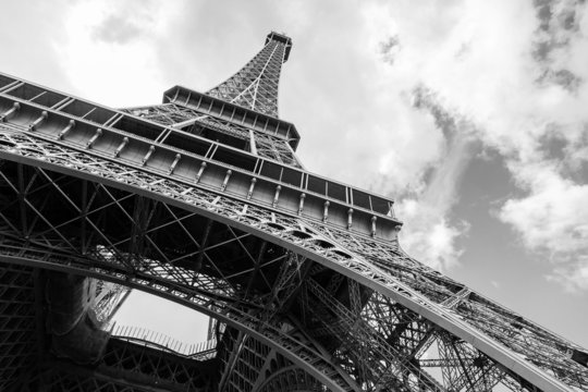 Fototapeta Eiffel Tower, the most popular landmark of Paris