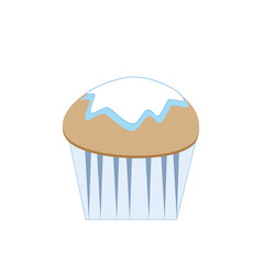 cupcake isolated