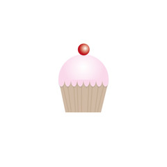 cupcake isolated