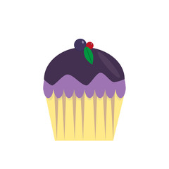 blackberry cupcake