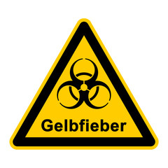 wso78 WarnSchildOrange - Symbol Biogefährdung Gelbfieber - g2360