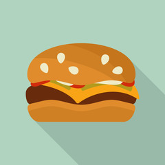Hamburger vector icon