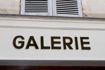 galerie indication
