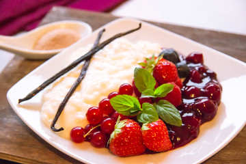 Milchreis Dessert