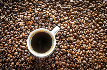 Three stages of coffee preparation