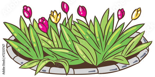 "Bed of flowers" Stock image and royalty-free vector files on Fotolia ...