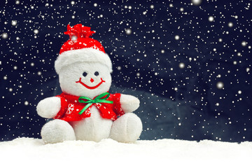Smiling Generic Christmas Snowman Toy