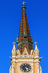 Tower of St. Mary's Cathedral in Novi Sad