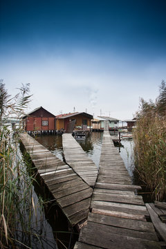 Bokod lake in Hungary