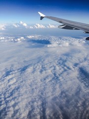 Fototapeta premium view from aeroplane window