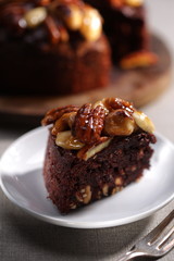 nusskuchenstück