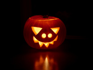 traditional Carved Halloween pumpkin 
