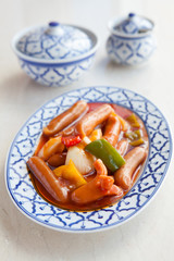 Sweet and Sour Sausages