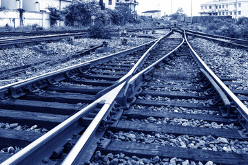 Fototapeta premium The way forward railway