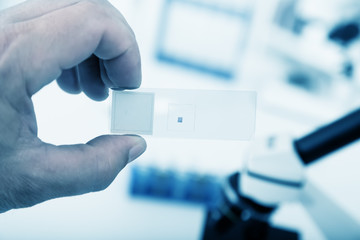 researcher carrying out scientific research in a lab