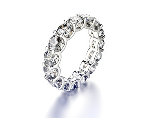 Luxury ring with diamond. Jewelry background
