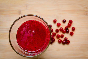 Preiselbeeren Cranberries smoothie