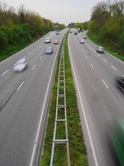 German Autobahn blur