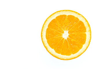 Orange isolated on white