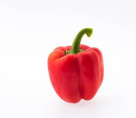 Red peppers isolated on white background