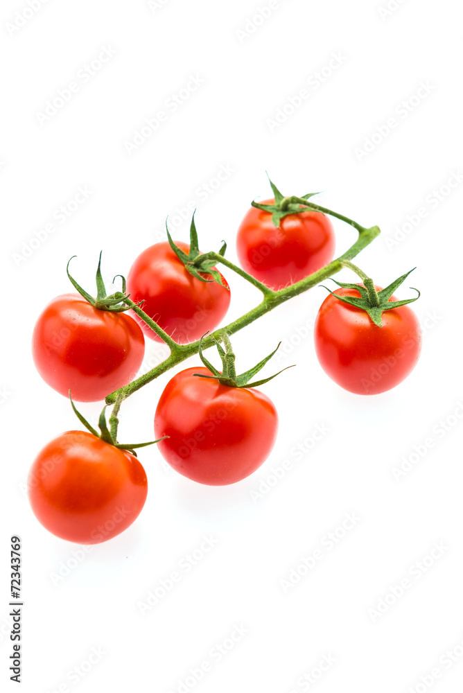 Canvas Prints Tomato isolated on white