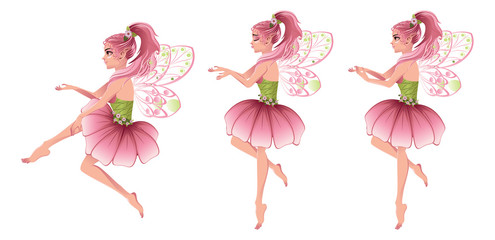 Pink Floral Fairy