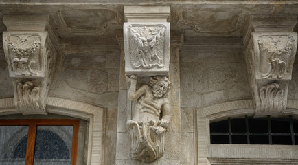 Old art architectural details