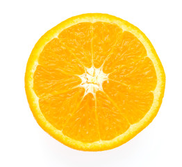 Orange isolated on white