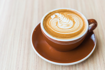 Latte coffee