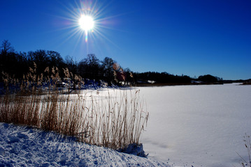 vintern i sjön