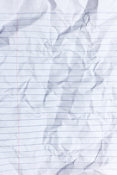 lined white crumped paper texture