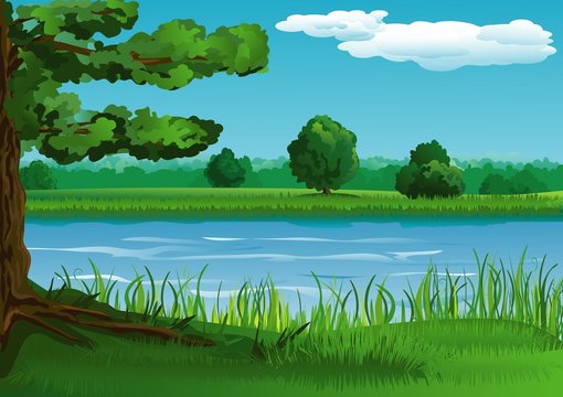 Landscape with river