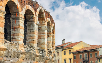 Fototapeta premium Arena of Verona - the place of annual festival operas in Verona,