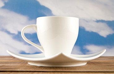 coffee on a wooden table