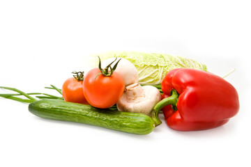 fresh juicy green-stuffs