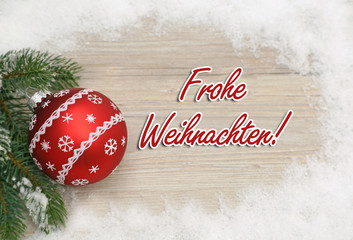 Frohe Weihnachten