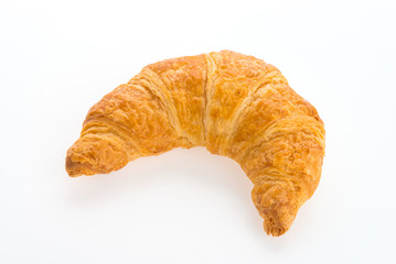 Croissant isolated on white background