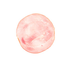 Ham isolated on white